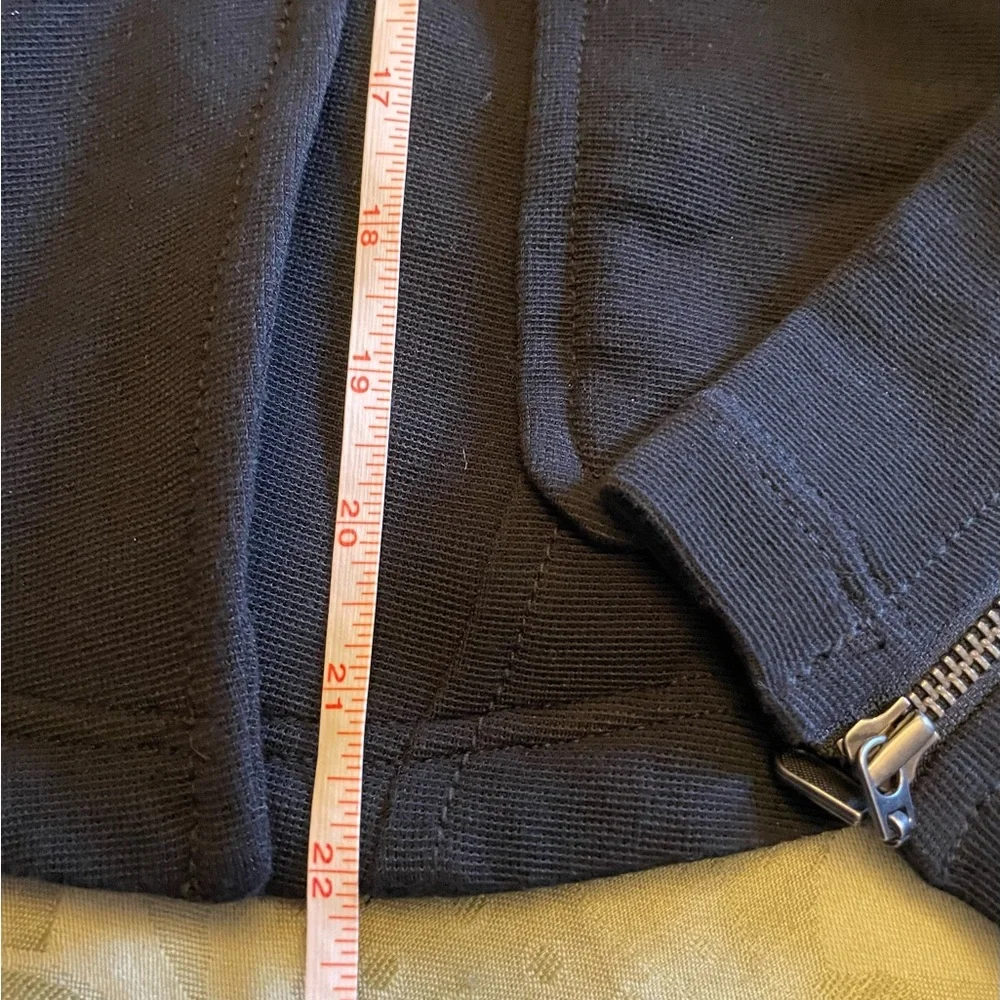 Anthropologie Delicate Ribbed Texture with Zippers on Long Sleeves Blazer XS - Picture 11 of 16